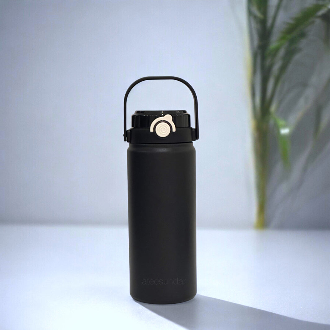 Solid Black Flask