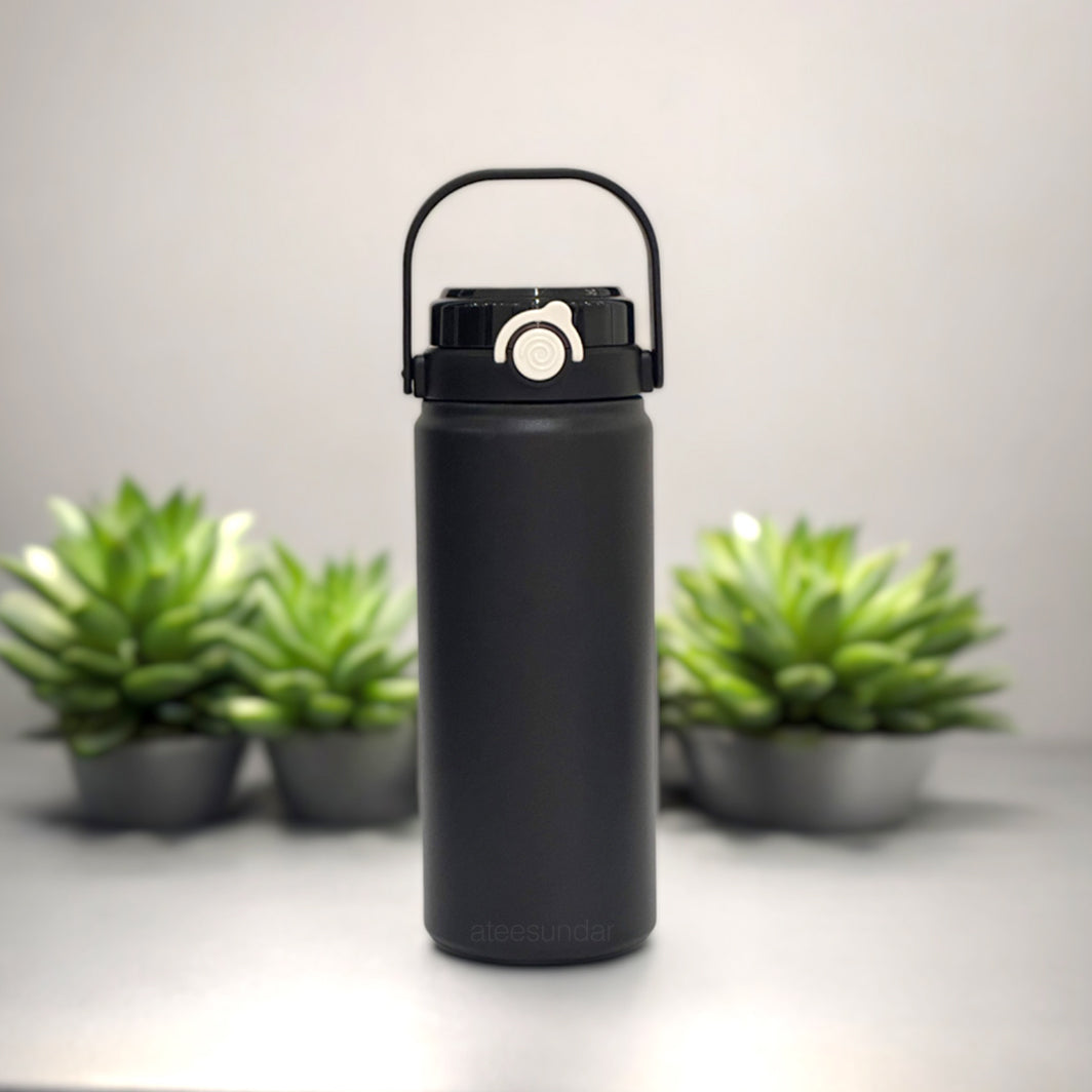 Solid Black Flask