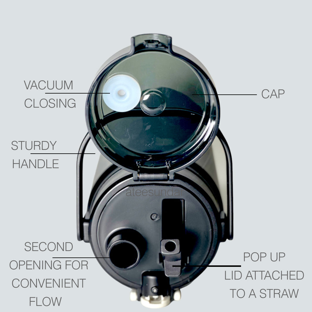 Thankful Black Flask