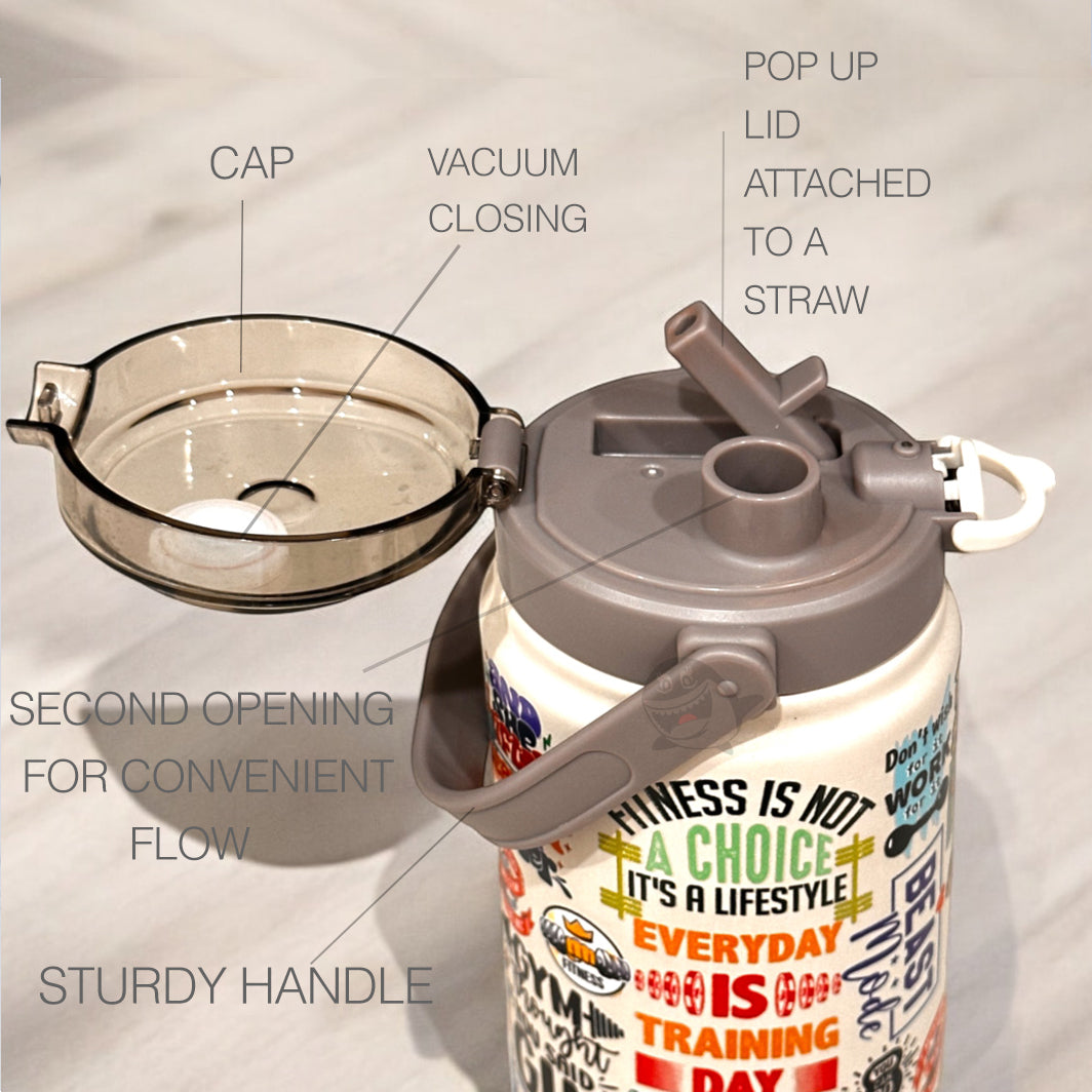 Buri Nazar Offwhite Flask