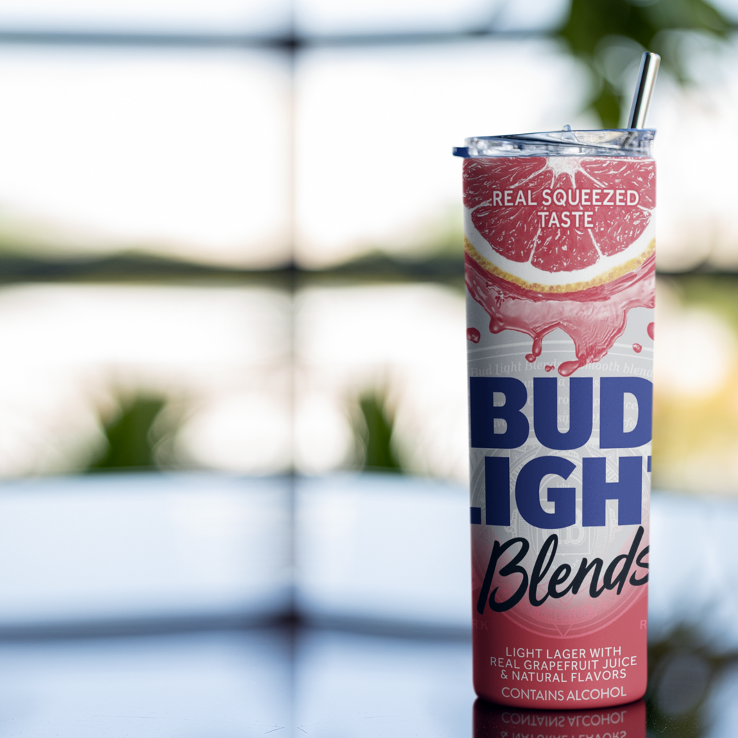 Budwiser Beer Skinny Tumbler