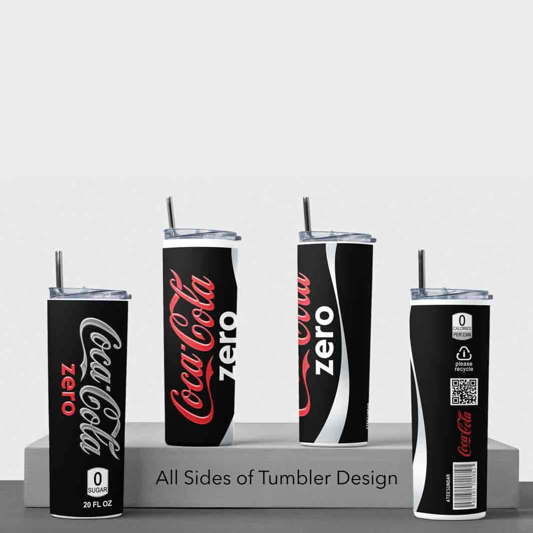 Coke Zero Skinny Tumbler