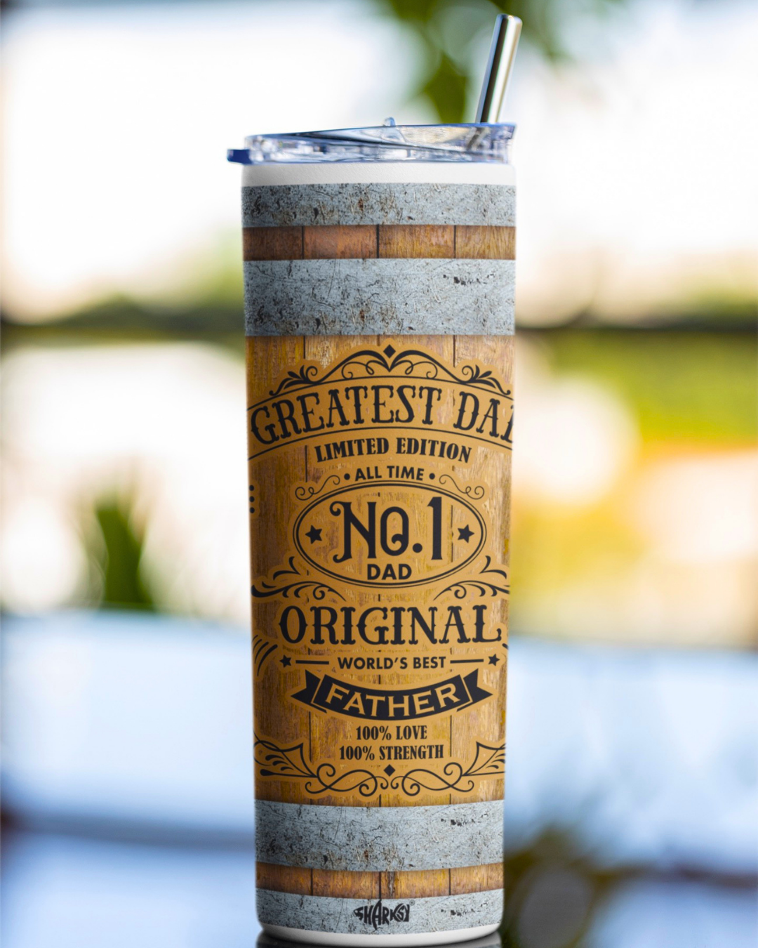 No. 1 DAD Skinny Tumbler