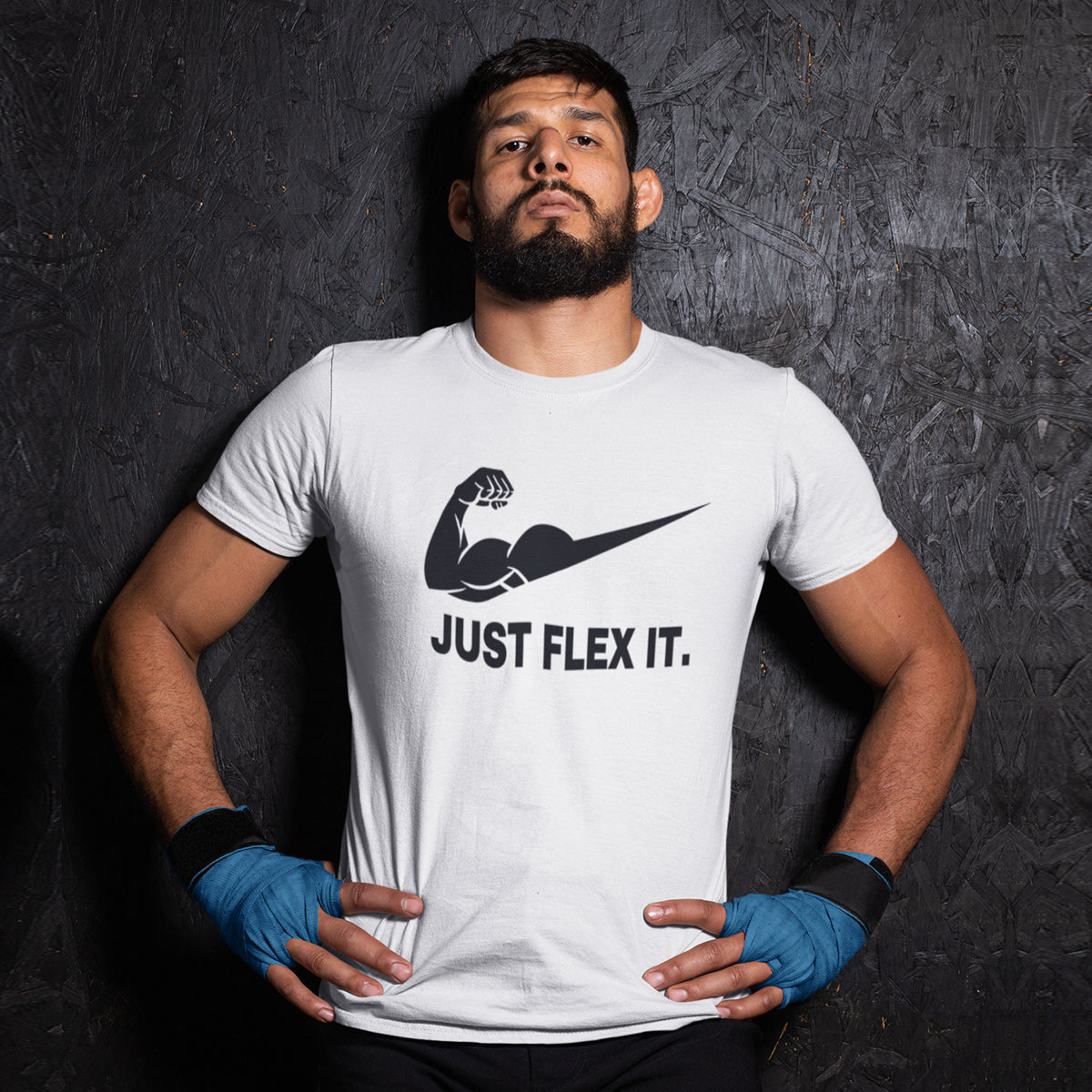Lets Flex it T-shirt - White