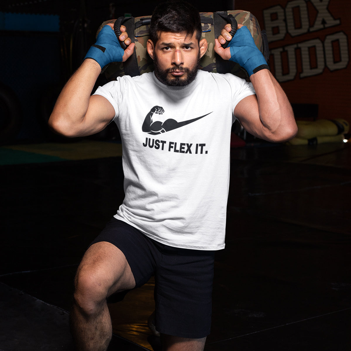 Lets Flex it T-shirt - White