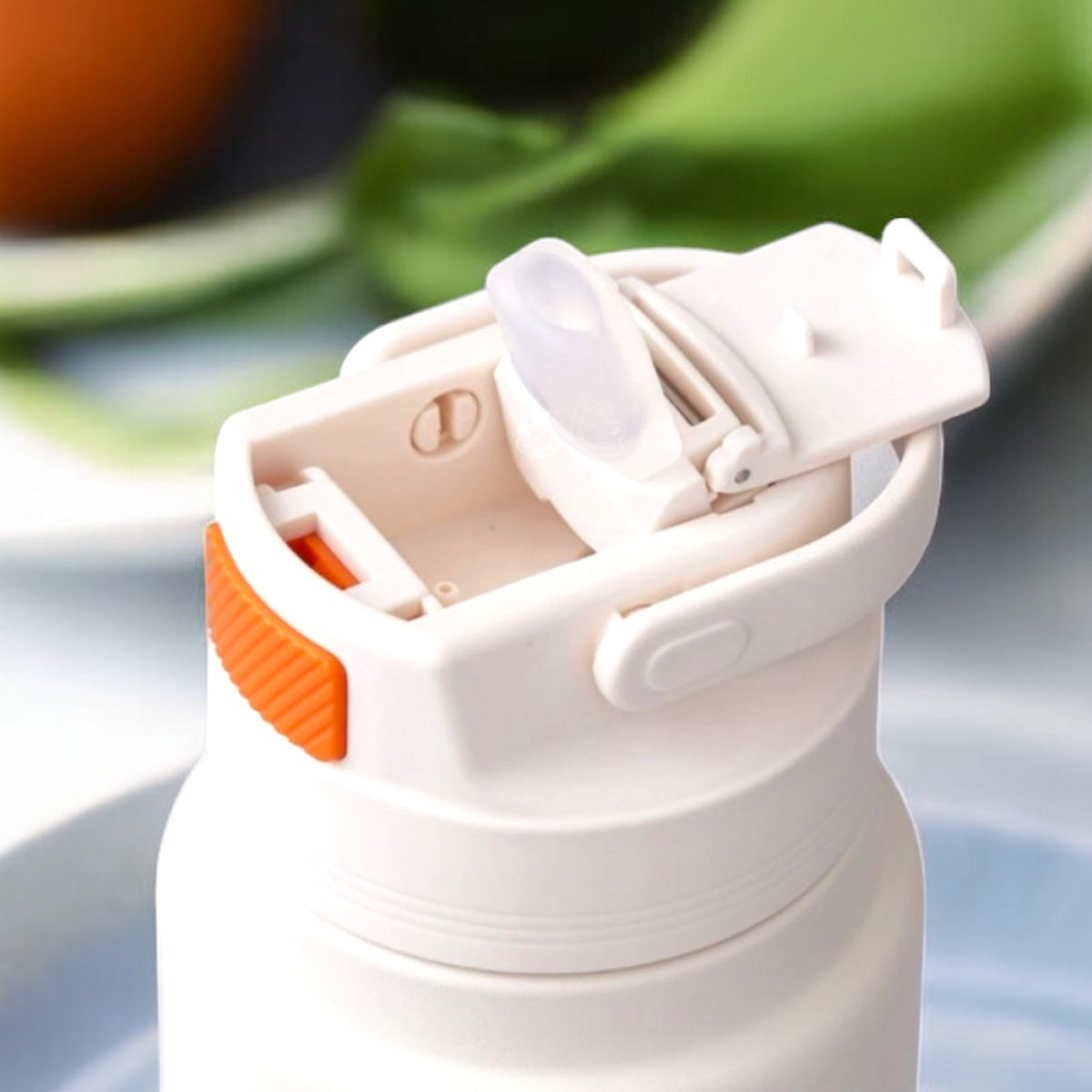 Off White Pumpkin Bottle