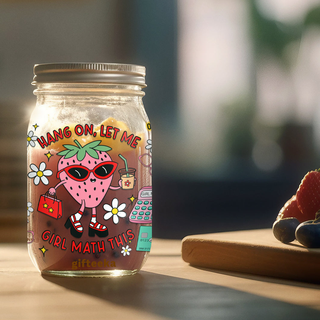 Girl Math Mason Jar