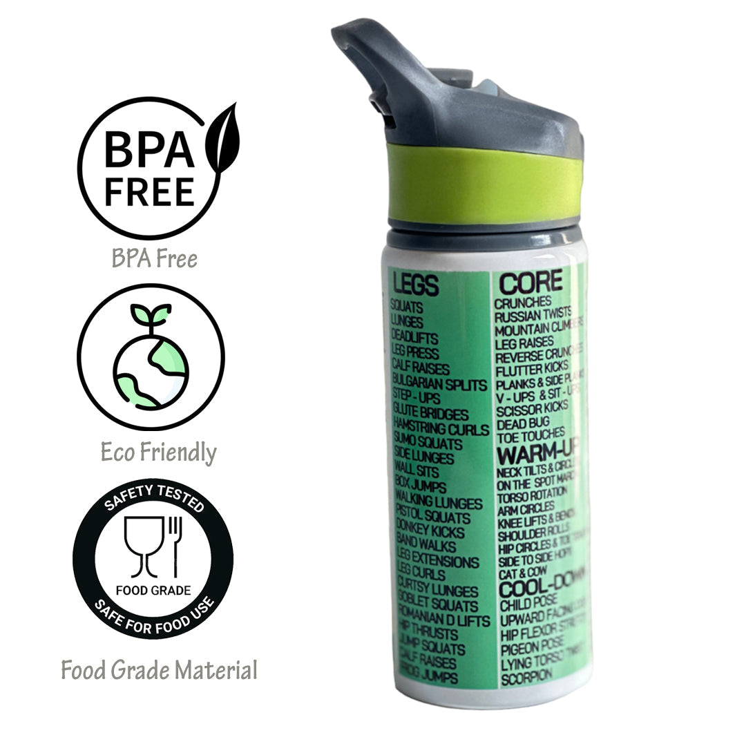 Green Gym Sipper Bottle