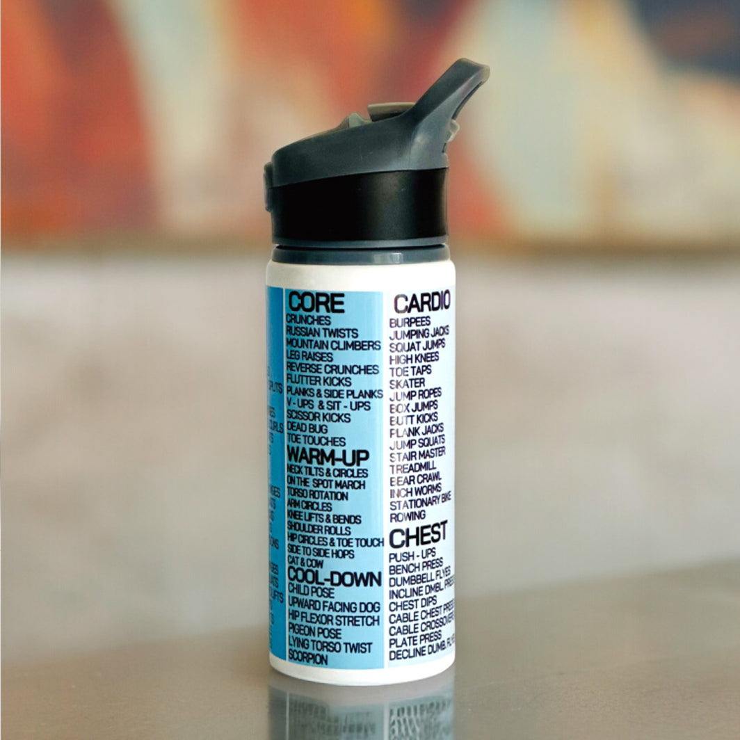 Blue Gym Workout Sipper