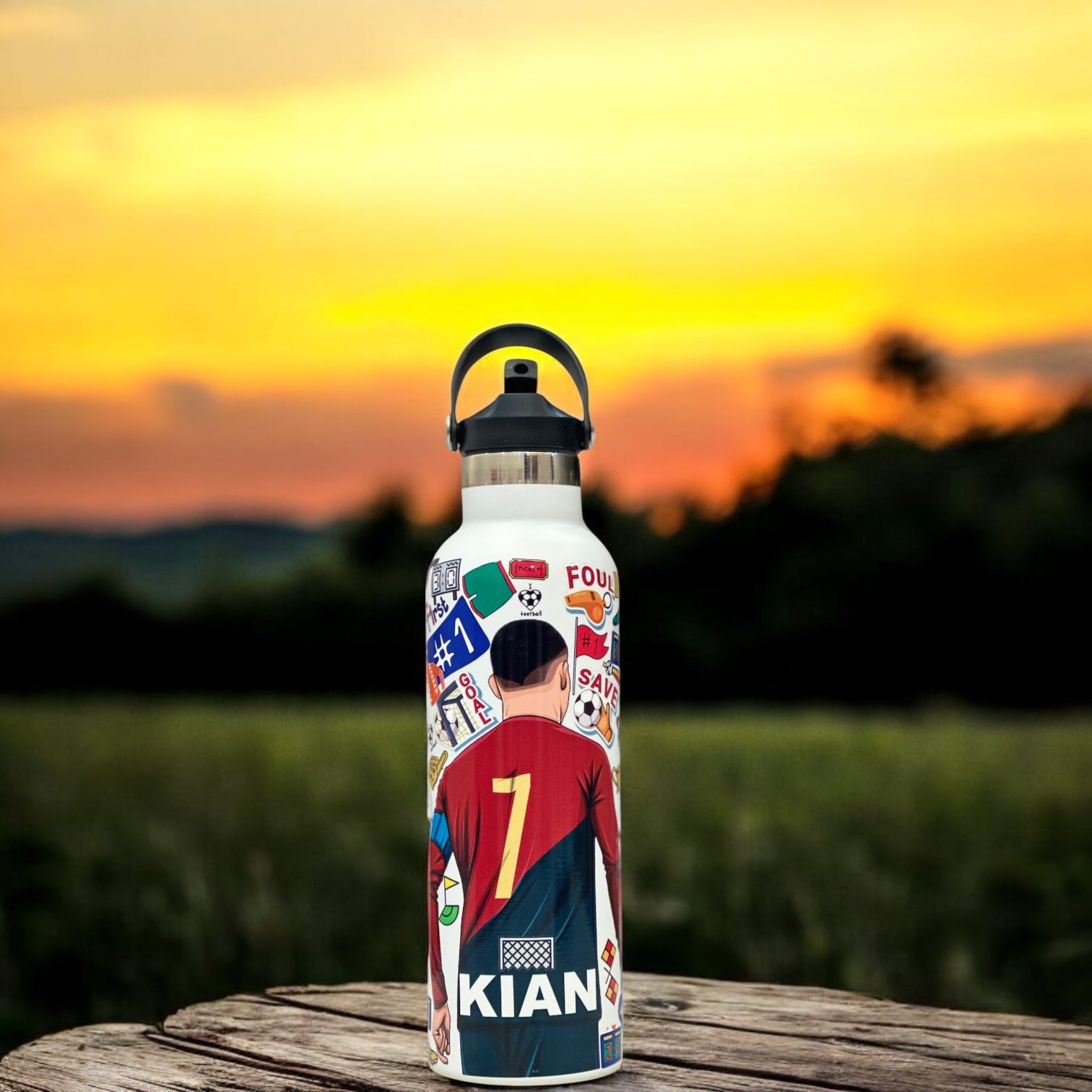 Personalised Slim Bottle