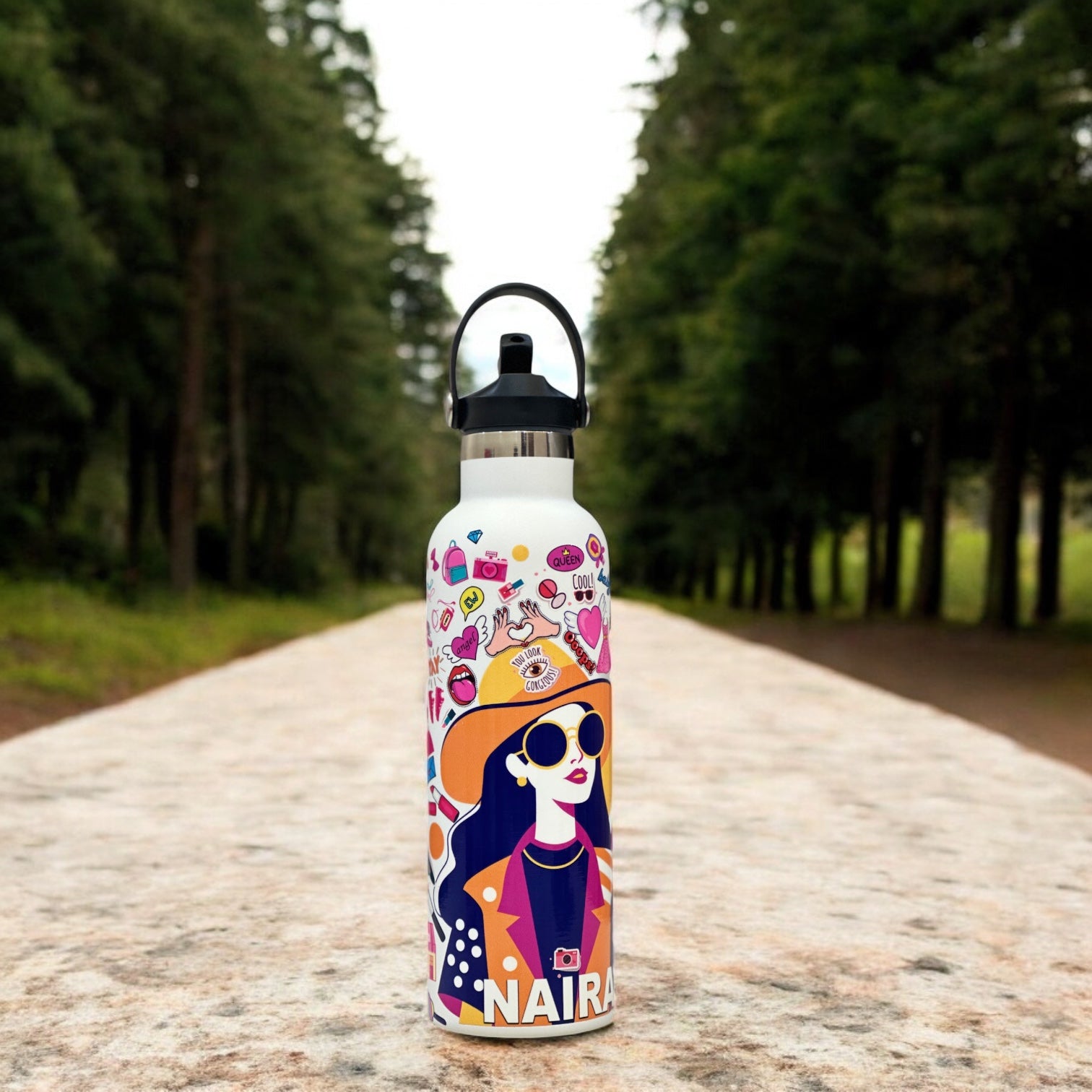 Personalised Slim Bottle