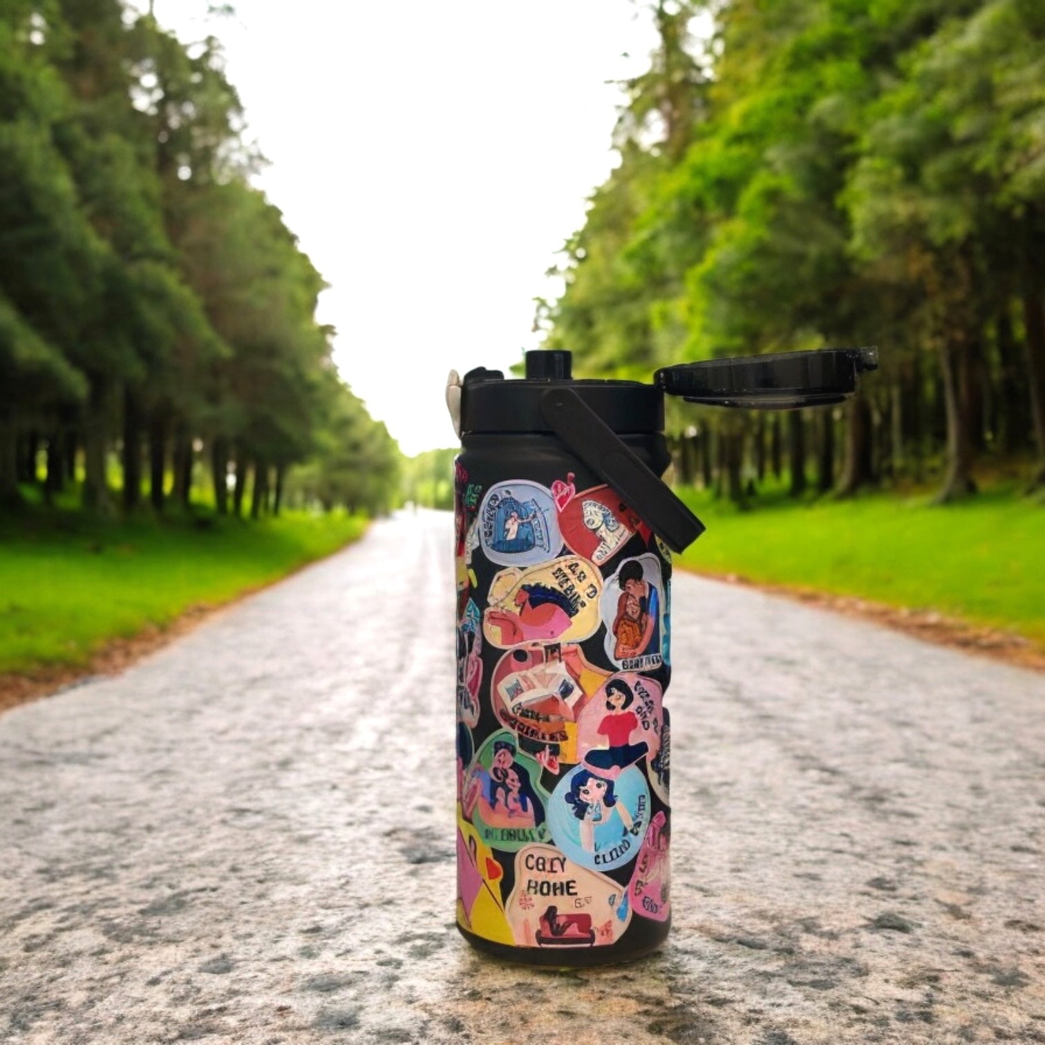 Thankful Black Flask