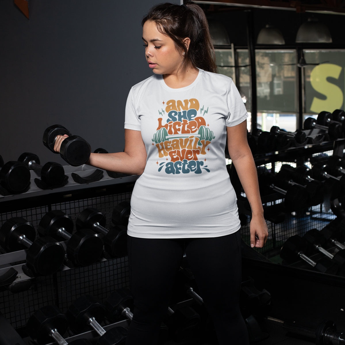 She Lifted Heavy T-Shirt