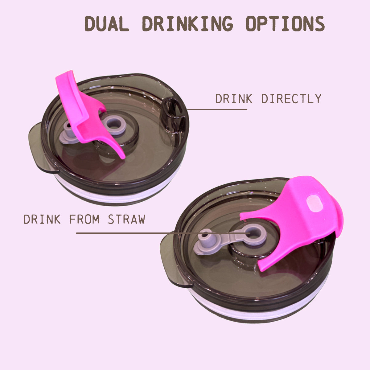 Black Ribbed Stanely Sipper