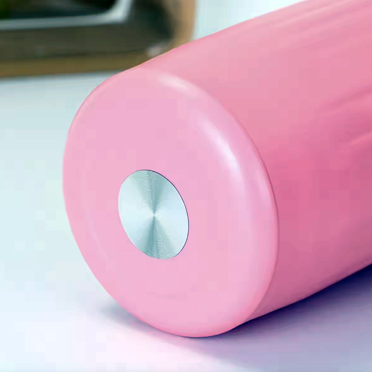 Pink & Yellow Ribbed Sipper