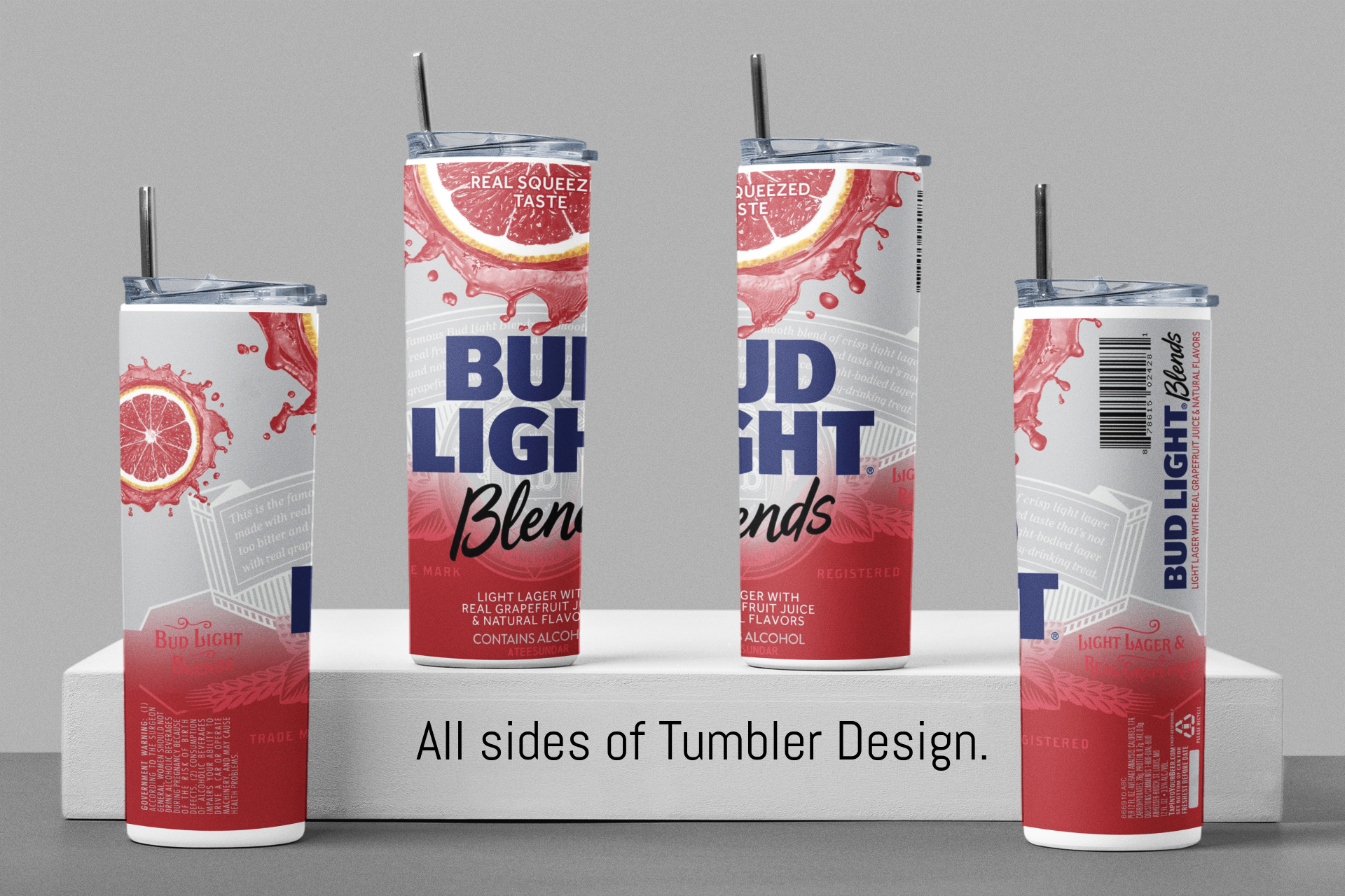Budwiser Beer Skinny Tumbler