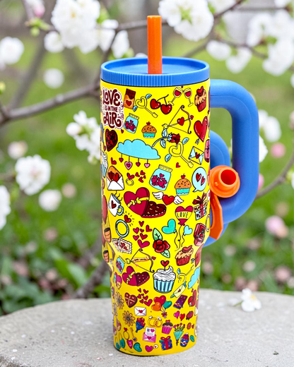 Love Icons Tank Tumbler
