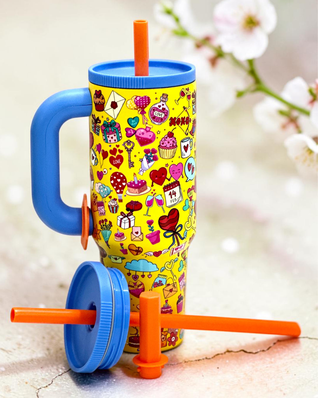 Love Icons Tank Tumbler