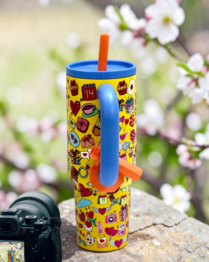 Love Icons Tank Tumbler