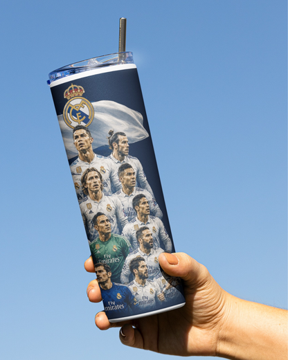 Real Madrid Skinny Tumbler