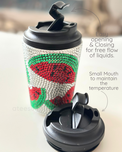 Watermelon Rhinestone Tumbler