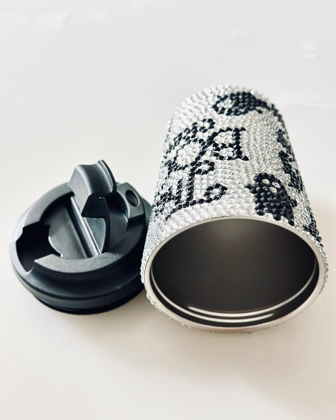 Boo Crew Rhinestone Travel Mug