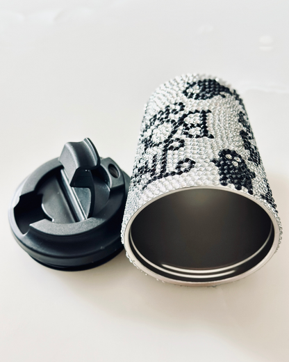 Boo Crew Rhinestone Travel Mug