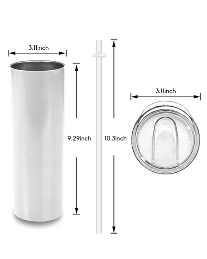Real Madrid Skinny Tumbler