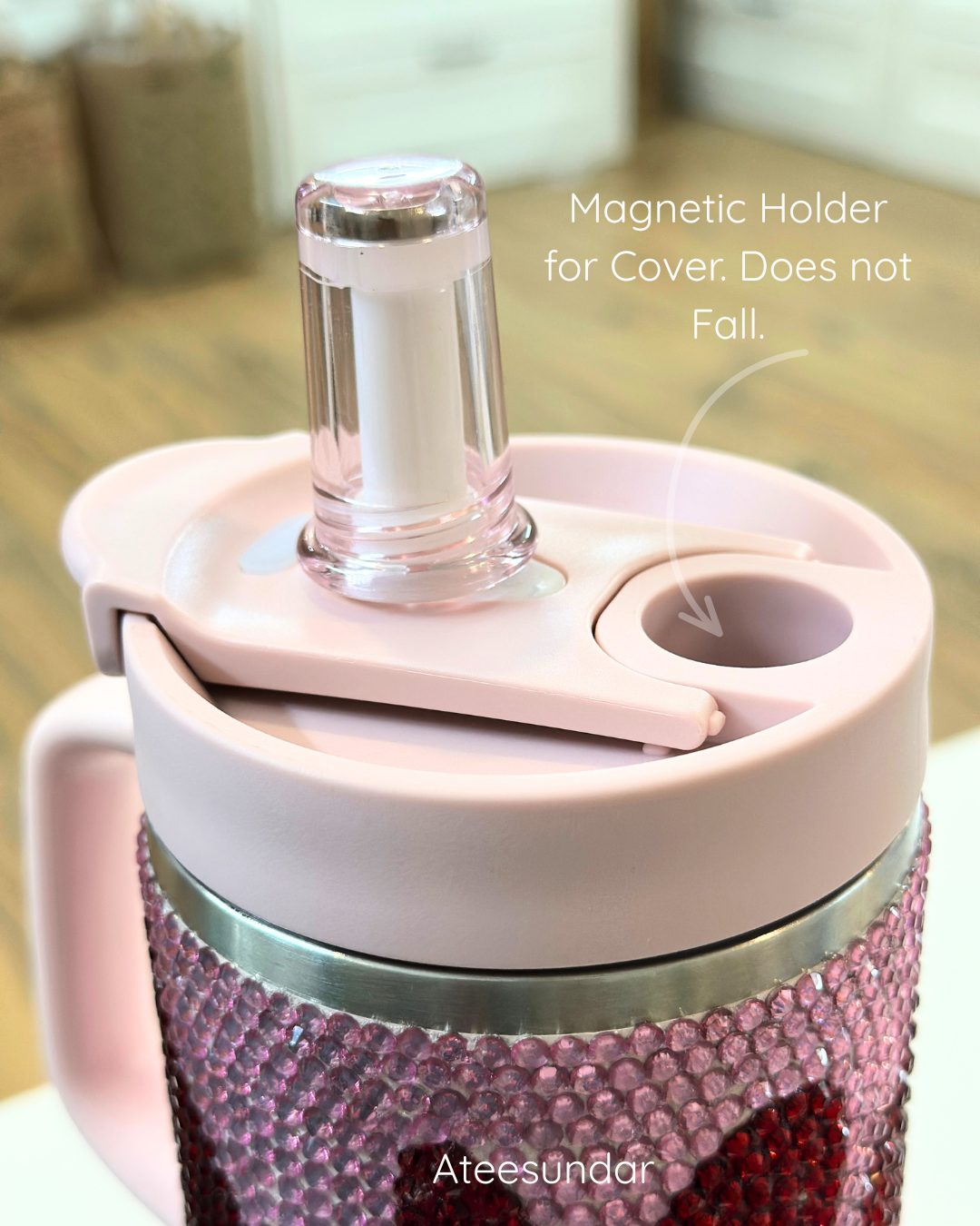 Heart Rhinestone Tumbler