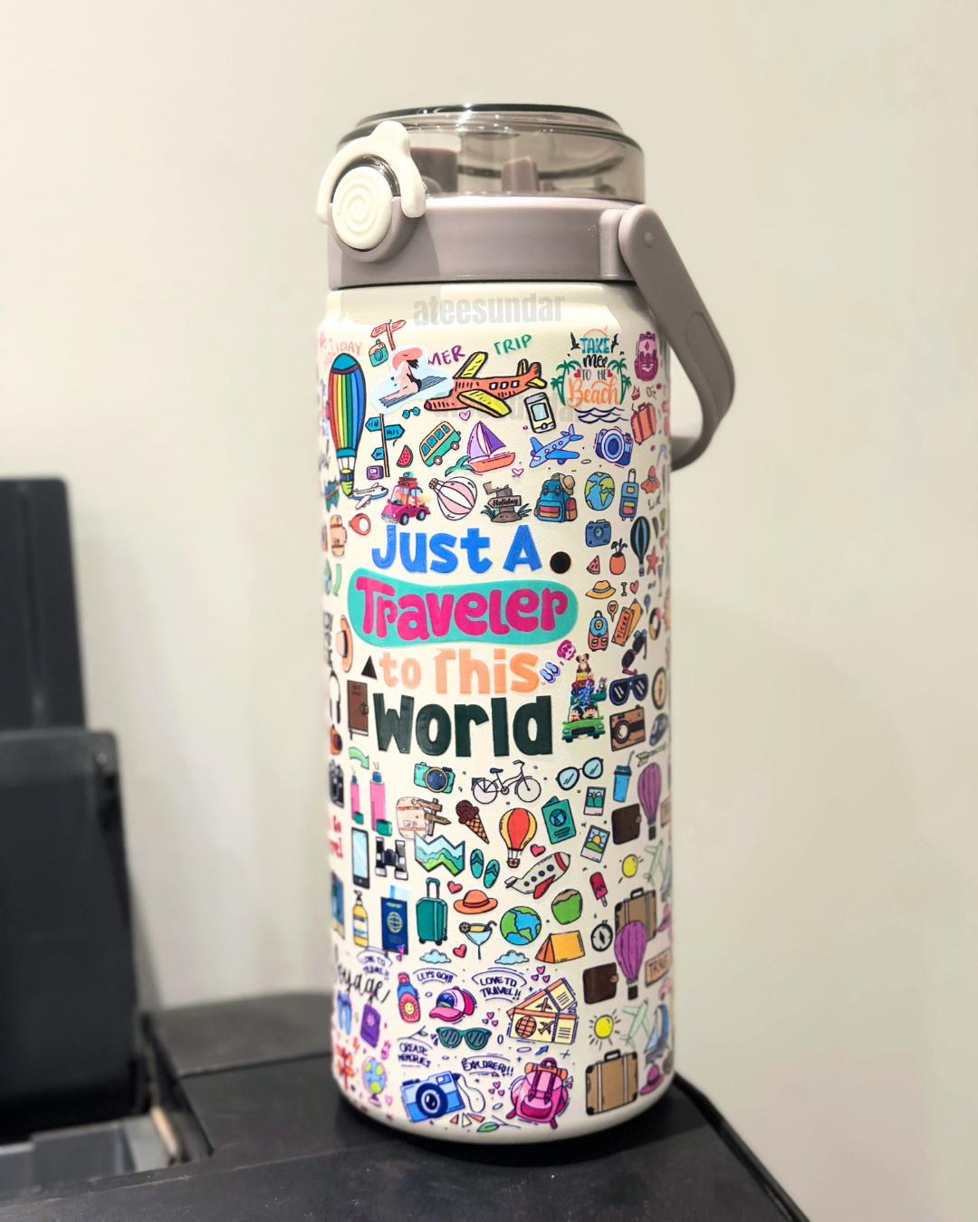 Just a Traveler Flask