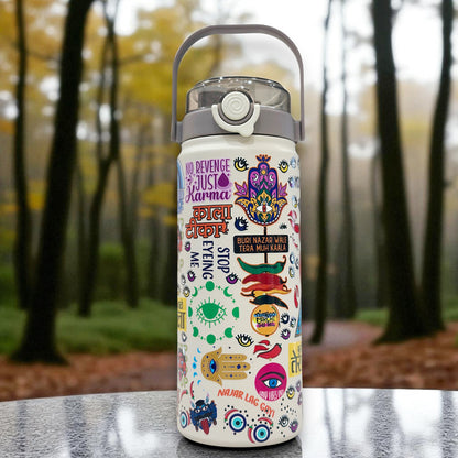 Buri Nazar Offwhite Flask
