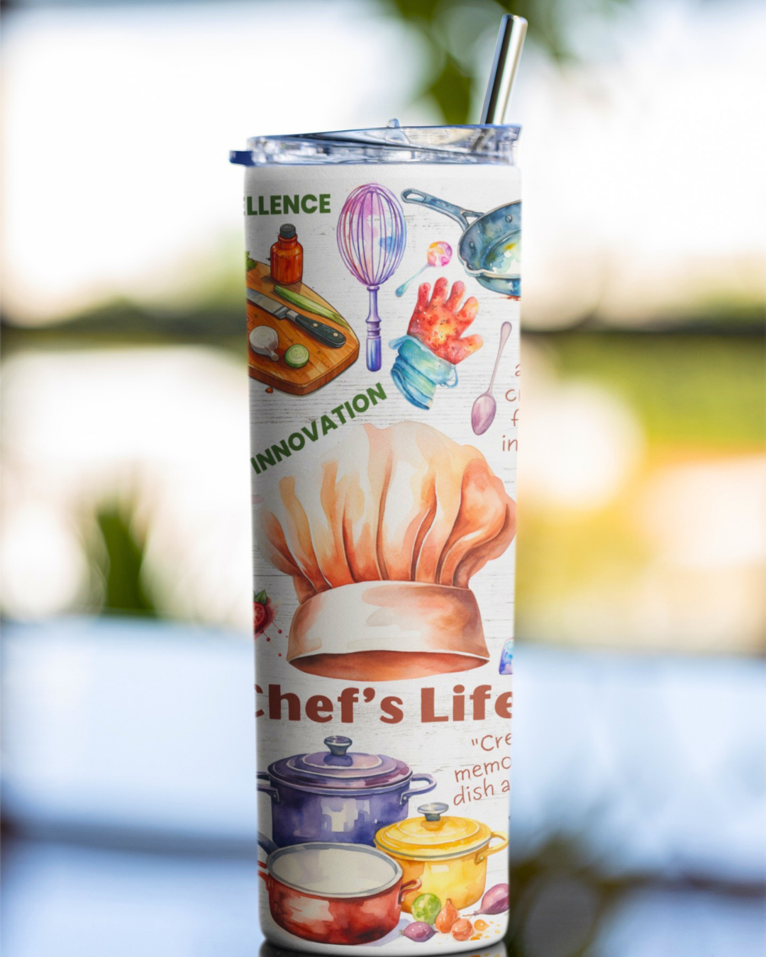 Chef Skinny Tumbler