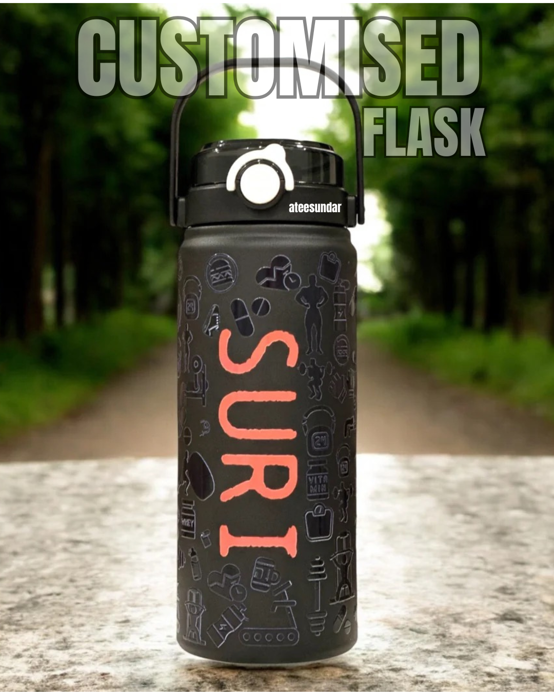 Customised Gym Icons Flask