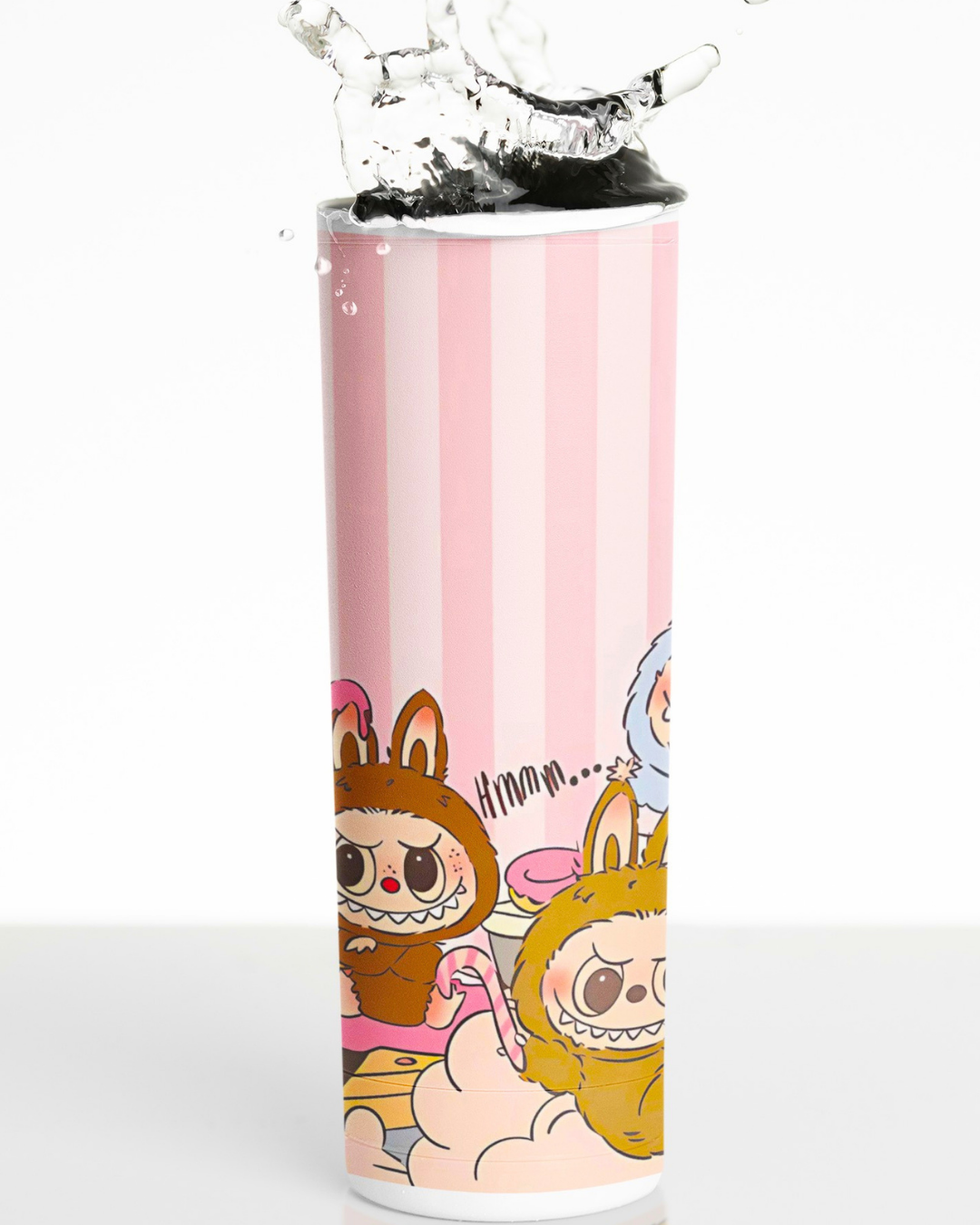 Labubu Pink Skinny Tumbler