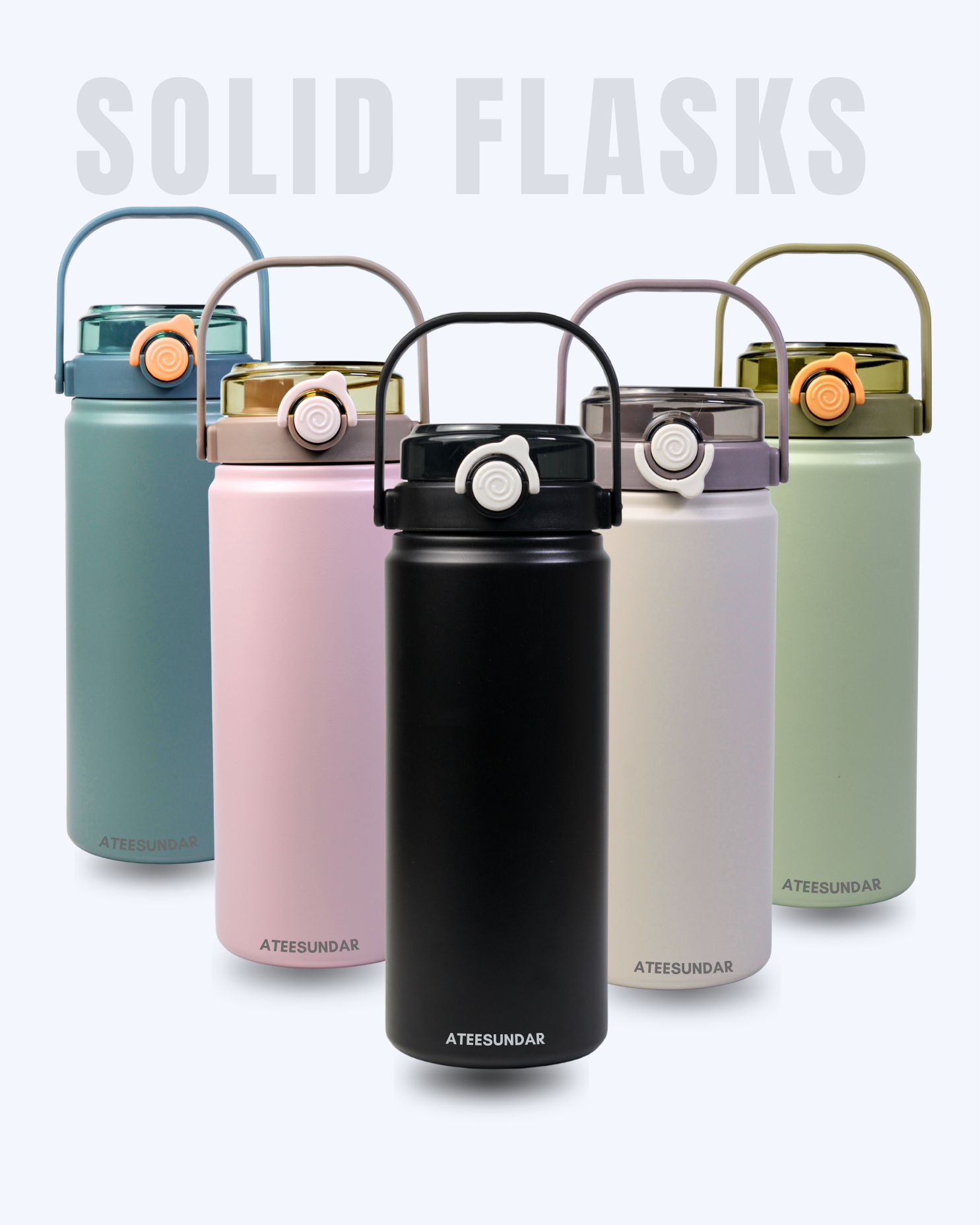 Solid 1.2 ltr Flasks