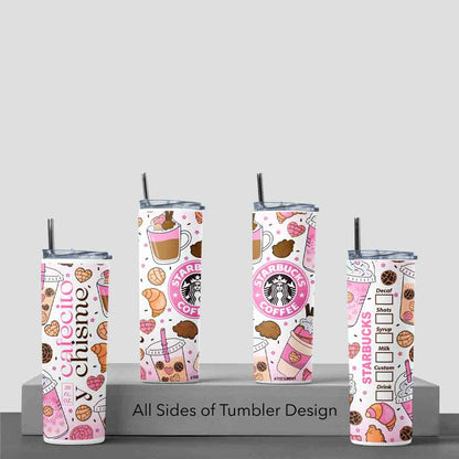 Starbucks Pink Skinny Tumbler