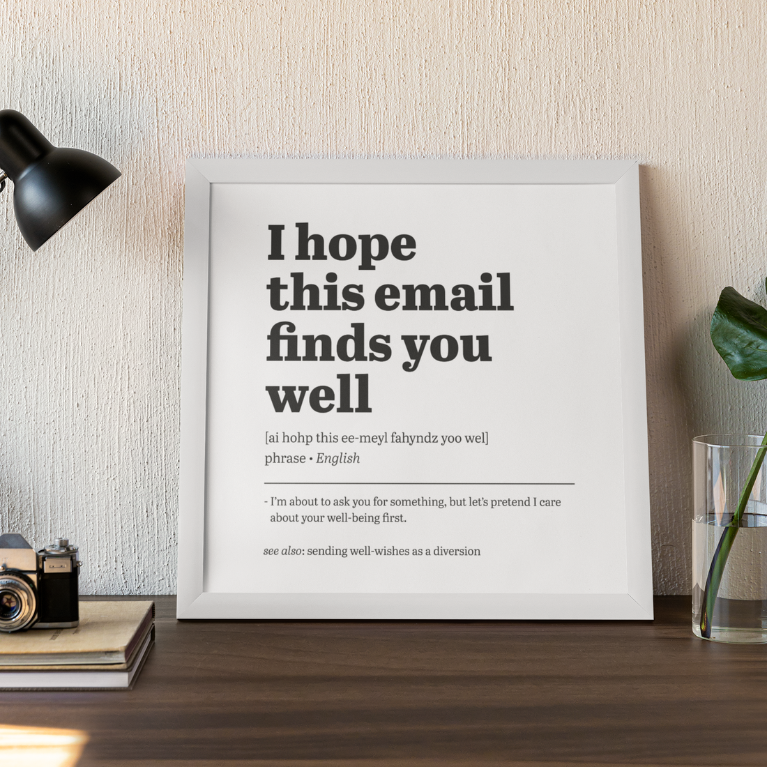 EMAIL FINDS YOU FRAME